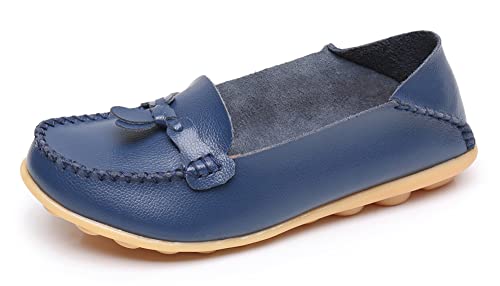 Image of VenusCelia Women's Decoration Comfy Walking Flat Loafer