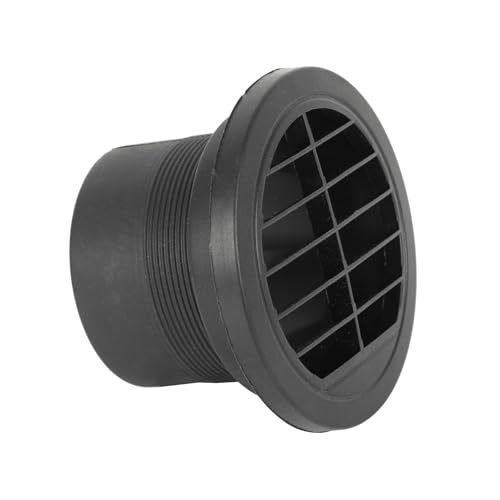 2PCS 75mm Diesel Heater Duct Outlet Without Cover, Rotatable Universal Rotatable Round Parking Heater Air Duct Connector Compatible with Eberspacher Webasto Propex (2PCS Without Cover)