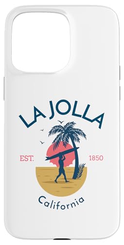 La Jolla �J���t�H���j�A�T�[�t�B���̂��y�Y �X�}�z�P�[�X iPhone 15 Pro Max �p