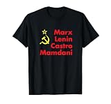Zohran Mamdani Support and Anti Supporter Funny Parody T-Shirt, Men, Black, 3X-Large