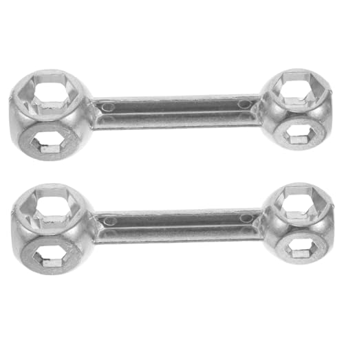 ibasenice 2pcs Versatile Hexagon Wrench for Bike Repair Compact Dual Headed Tool for Bicycles Furniture and Machinery Portable Accessory for Outdoor Repairs