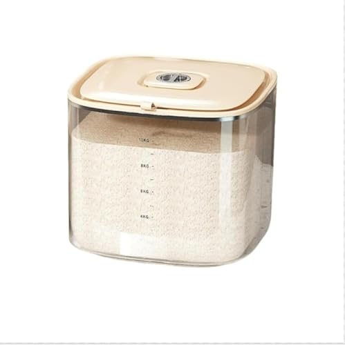 Xiraivke大容量密閉式米びつ キッチン用品収納ボックス 冷蔵庫対応食品保存容器 小麦粉・豆・穀物保管に最適 長期新鮮保持機能付き?