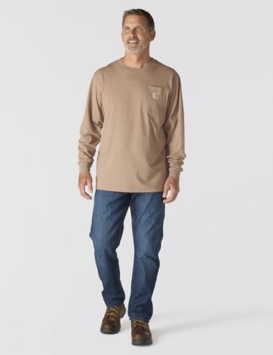Carhartt Mens Loose Fit Heavyweight Long-Sleeve Pocket Deer Graphic T-Shirt4