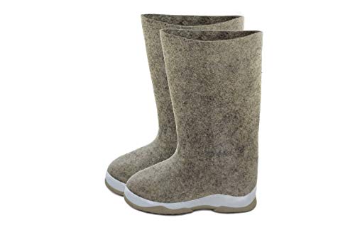 Russian valenki boots winter felt boots with rubber sole2