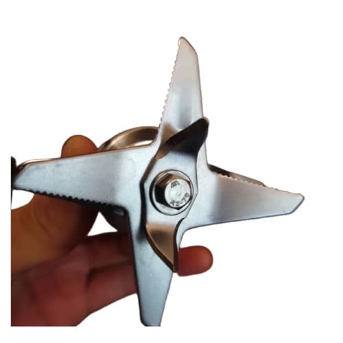 Set de 3 cuchillas universales de acero inoxidable para licuadora miniatura 2