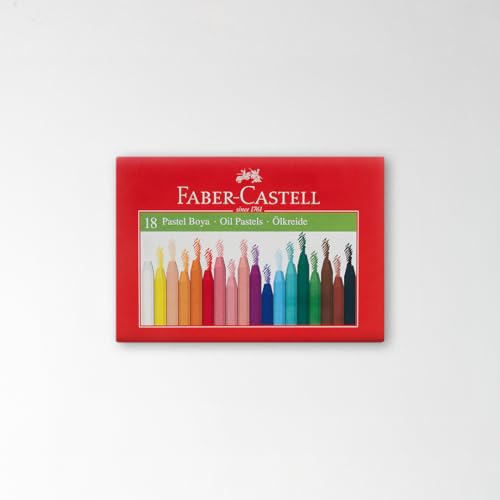 Faber-Castell Pastel Boya, 18 Renk, Yumuşak ve Canlı Renkler, Rahat Kullanım, Etkili Uygulama, Sanatsal ve Eğitsel Aktiviteler İçin