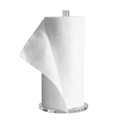 Soporte para toallas de papel que no se cae con base pesada acrílica 2