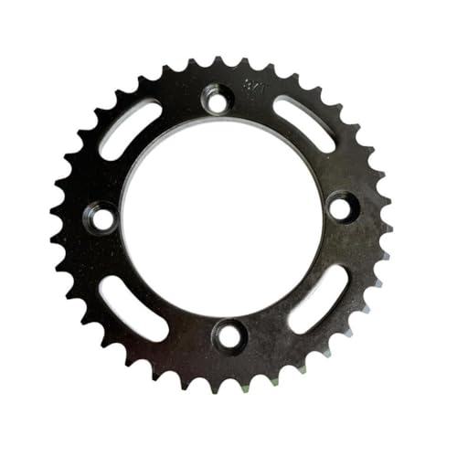 Chaîne de moto #530 robuste avec son pignon de 37 dents haute résistance pour motocross