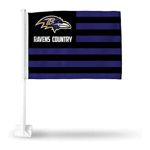 Rico Industries Ravens Country Car Flag Cover