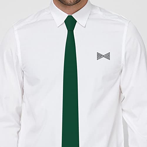Image of Men's Oxford Matt Neckties Solid Color for Adults Tuxedo Classic Design, by Bow Tie Hosue
