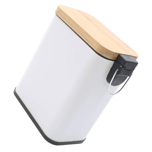 Poubelle de chambre 5l rectangulaire a pedale ideale pour bureau et cuisine