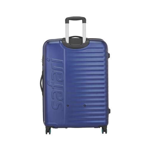 Image of Safari Ignite 8 Wheels 81 Cms Large Cabin Trolley Bag Hard Case Polycarbonate 360 Degree Wheeling System Luggage, Trolley Bags for Travel, Suitcase for Travel, Midnight Blue