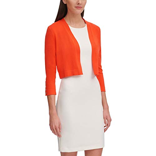Image of Tommy Hilfiger Womens Button Sleeve Shrug