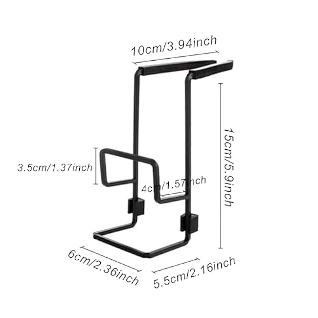 Sponge Holder for Kitchen Sink ¨C Sink Caddy Organizer for Sponges, Brushes, and Kitchen Sink Accessories, Apartment & New Home Essentials (Black)