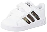 Adidas Grand Court CF I, Zapatillas de Gimnasia Unisex niños, FTWR White/Core Black/Carbon, 26 EU