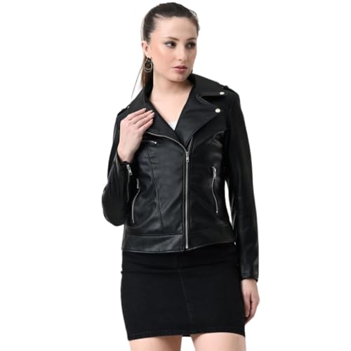 Image of Women FauxLeather Jacket Trending Biker
