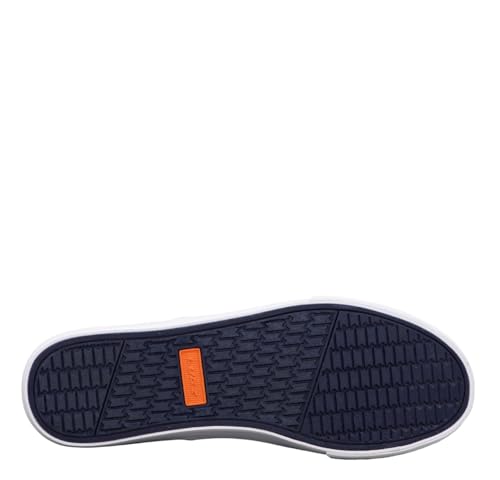 Lugz Men's Clipper Fashion Sneaker, White/Peacoat Blue, 10 W — view 4