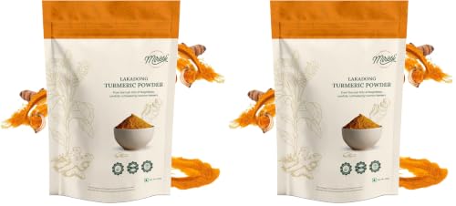 Image of Miresi Lakadong Turmeric Powder, 7% Curcumin - Lead Chromate Free, ETO Free, Sustainably Sourced, 100g (Pack of 2)