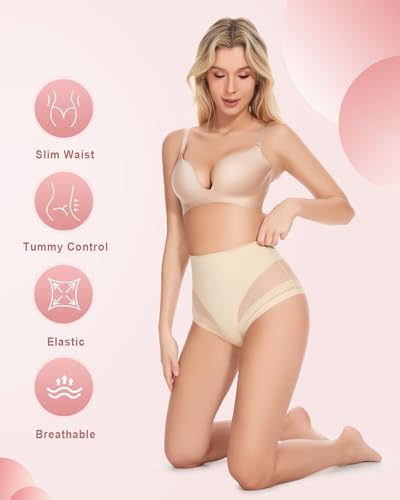 Shapewear Tummy Control Panties - Womens Shaping Underwear Compression Briefs Low Rise Cincher Bodyshaper Girdle Panty4