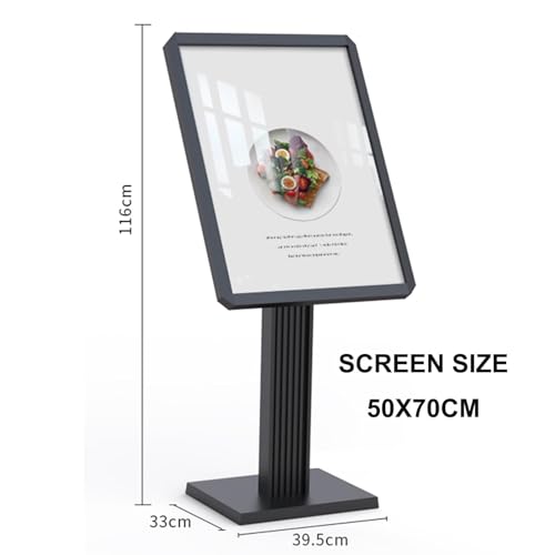 Support d'affiche pour salons professionnels et écoles avec pied réglable - 3