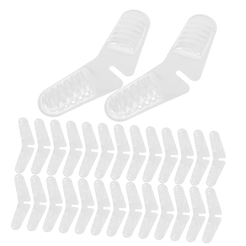 BESPORTBLE 50pcs Stand-up Collar Stays for Men's Dress Shirts Collar Shaping Film Collar Support Tape