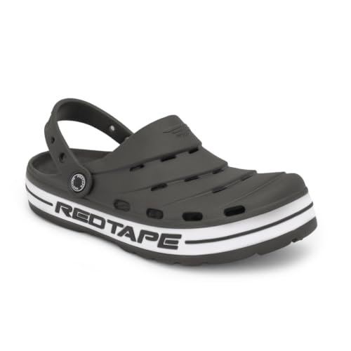 Image of Red Tape Slider Clogs for Men for Everyday Comfort| Casual Pool Sliders.