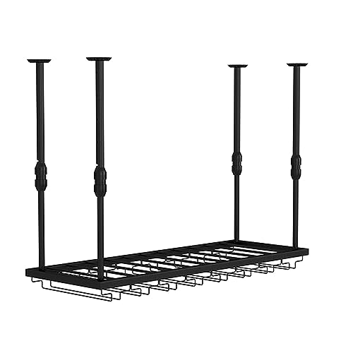 Soporte colgante para copas y botellas de vino 60cm