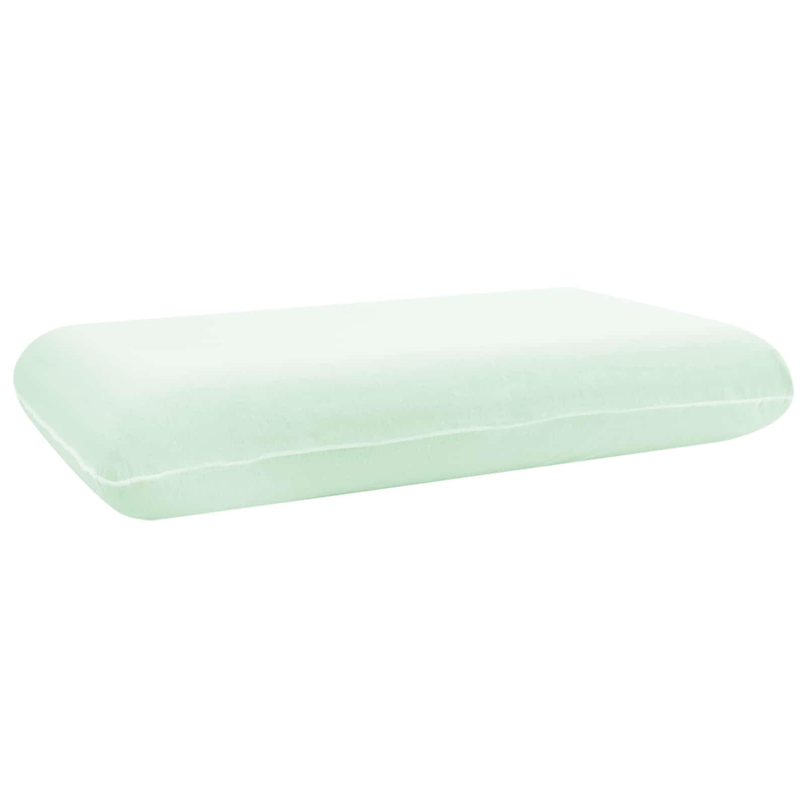 Poduszka do spania 74 x 39 x 13 cm pianka Visco biała z rdzeniem z pianki