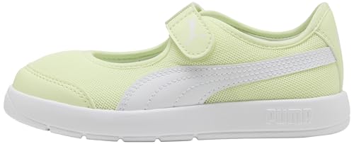 Baskets PUMA Courtflex V3 Lina V PS en blanc et pomme spritz pointure 46