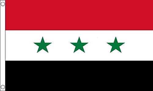 Flag Wholesaler Iraq Stars Only 1963-1991 Bandera, Unisex, Multicolor, Large