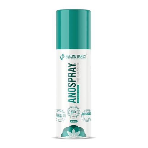 Healing Hands AnoSpray Advanced Piles and Fissure Treatment Spray...