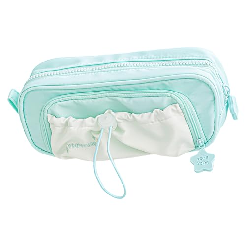 大型筆箱 大容量 ペンホルダーバッグ ファスナー付きペンオーガナイザー 旅行メイクバッグ オフィス 学校 旅行 鉛筆用