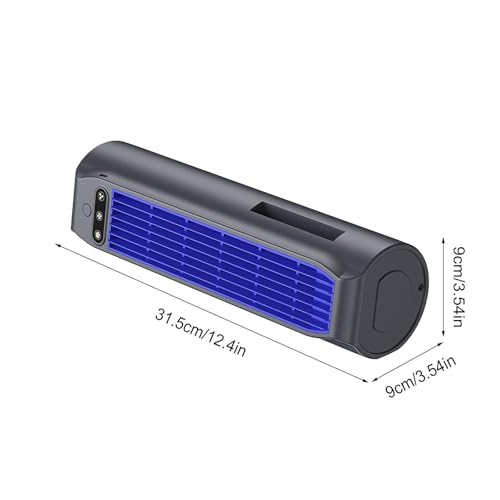 Ventilateur tour de bureau blanc rechargeable USB avec batterie 3000mAh - 7
