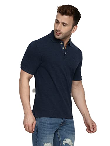 Image of CHKOKKO Men's Cotton Regular Fit Half Sleeves Polo T-Shirt