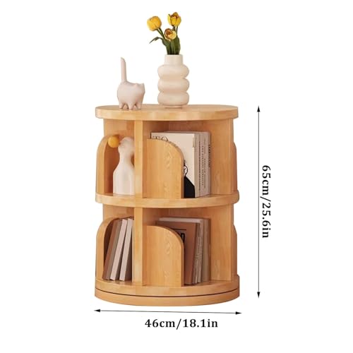 Bibliothèque rotative pour désencombrer le bureau : étagère de rangement maison et étude