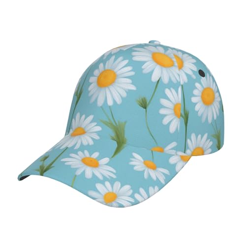 Casquette de baseball chrysanthème respirante et légère pour le plein air