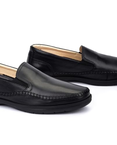 Image of PIKOLINOS Marbella M9A-3111 Men's Slip-On Moccasins - Premium Calfskin Leather - Removable Cushioned Insole with All Day Support - Elastic Fit - Flexible Sole