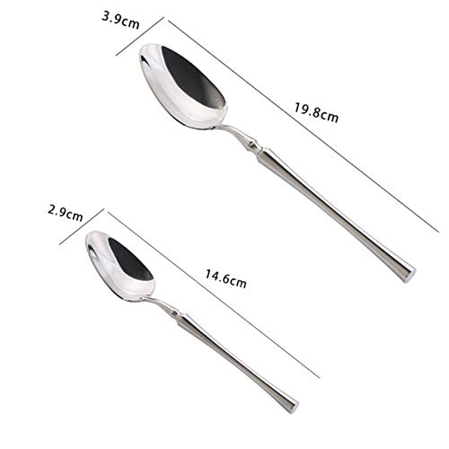 Service de vaisselle d'or en inox 304 pour dîner raffiné - 7