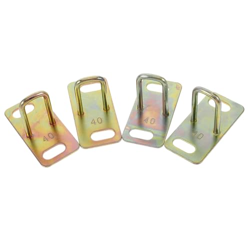 VINTORKY 4Pcs Electric Motorbike Seat Lock Striker Plate Hook Buckles for Enhanced Security Reliable Motorbike Parts Easy Installation Material Construction