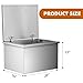 Drop in Ice Chest 46.7QT, 20''L x 16''W x 13''H Ice Cooler with 304 Stainless Steel Cover Drop in Ice Bin Included Drain-Pipe and Drain Plug for Cold Wine Beer