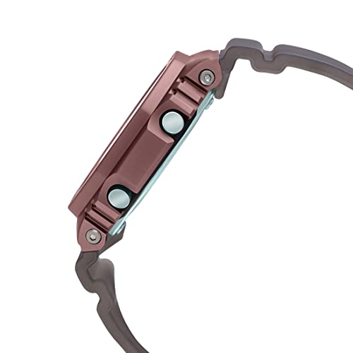 Casio G-Shock GM-2100MF-5ADR Brown IP Gray Analog-Digital Dial Translucent Resin Strap Men's Watch Shock and 200M Water Resistant G1214 - Image 2