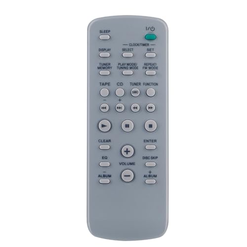 Remoto di ricambio Compatibile con Sony Audio System CMT-BX5BT CMT-CPX11 CMT-CPX22 CMT-CPZ1 CMT-CPZ2 CMT-CPZ3 CMT-EH10 MHC-RG170