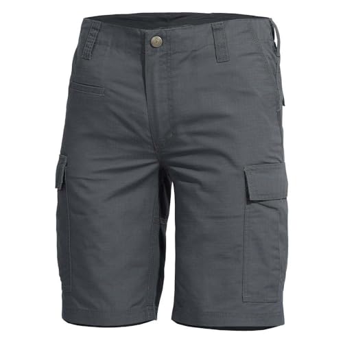 Short BDU Pentagon Gris Cendre - Short cargo homme de randonnée solide