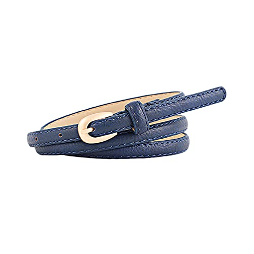 Familyhouse Women Skinny PU Leather Belt Thin Waist Jean Belt Fashion Elegant Thin Belts with Pin Buckle Belt for Jeans Dress2