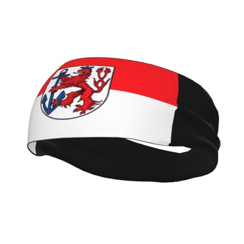 Duesseldorf City Flag Sports Sweatband Unisex