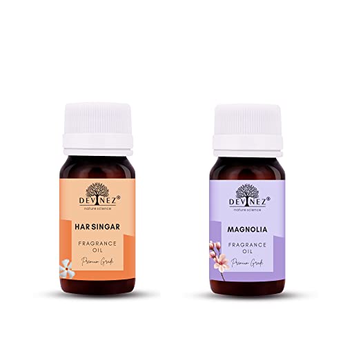 Image of Devinez Har Singar, Magnolia Aroma Oil for Diffuser /Ultrasonic Aroma Diffuser /Tealight Diffuser /Reed Diffuser, 60ml Each