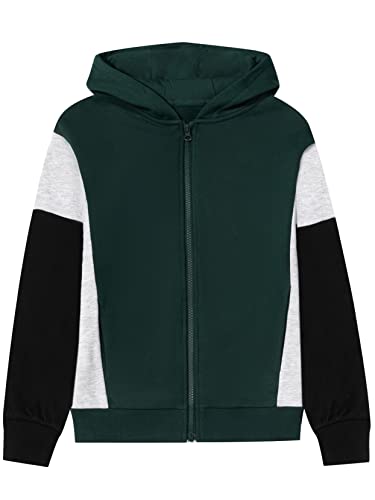 Sweat à capuche zippé en polaire pour enfants, vêtements chauds garçons filles 3-12 ans