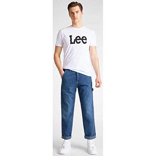 Lee Wobbly Logo Tee White Size XL - 5