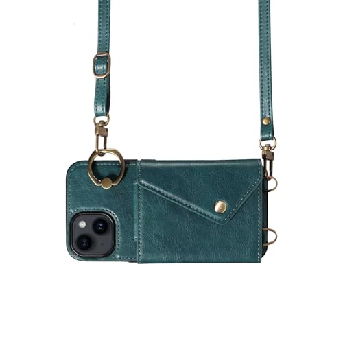 Coque antichoc iPhone 14 Pro verte pour protéger et ranger vos cartes