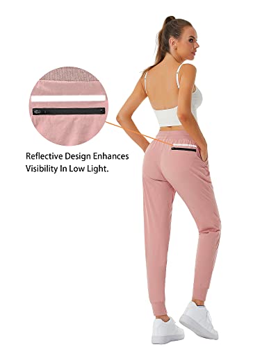 SILKWORLD Women's Lightweight Quick Dry Joggers #TOP26